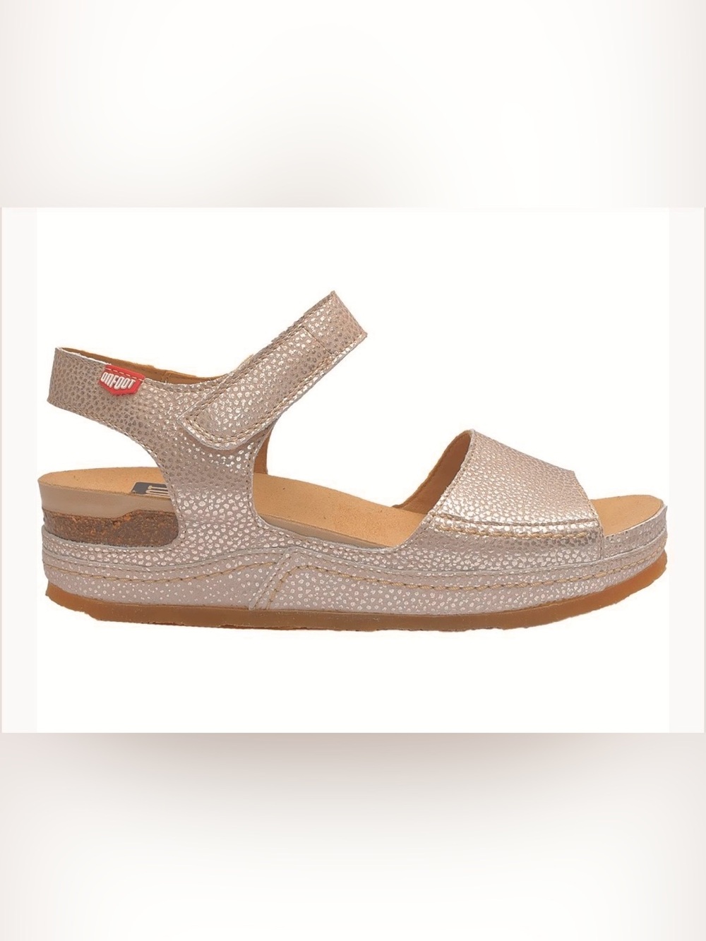 On foot 250 madison metallic blush platform sandal. Sold out in this rare color